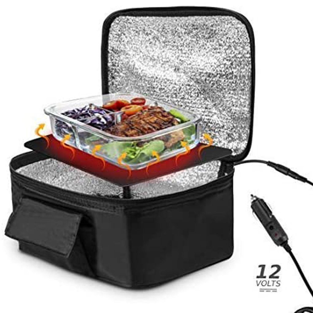 Portable Food Warmer - แบบพกพารถอุ่นอาหาร 12V รถส่วนบุคคลไฟฟ้าอาหารกลางวันอุ่นอาหารทําอาหารอุ่นถุงอาหารกลางวันสําหรับรถบรรทุกทํางาน