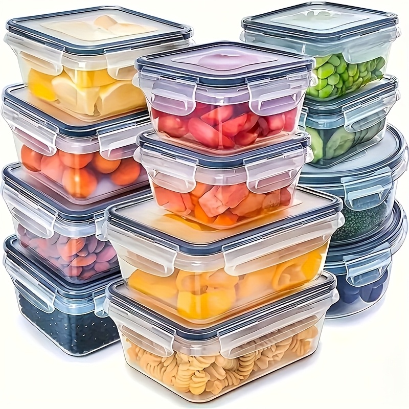 Food Storage For Room - ชุด 8 ชิ้น ประกอบด้วย 4 กล่องและ