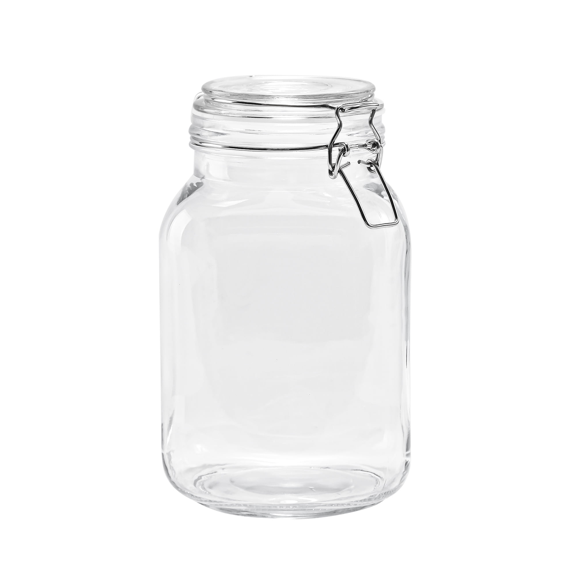 Food Storage Glass - โหลแก้วสำหรับเก็บอาหารแบบปิดสนิท ขนาด 67 ออนซ์ พร้อมฝาล็อก ภาชนะจัดเก็บในครัวสำหรับอาหารแห้ง