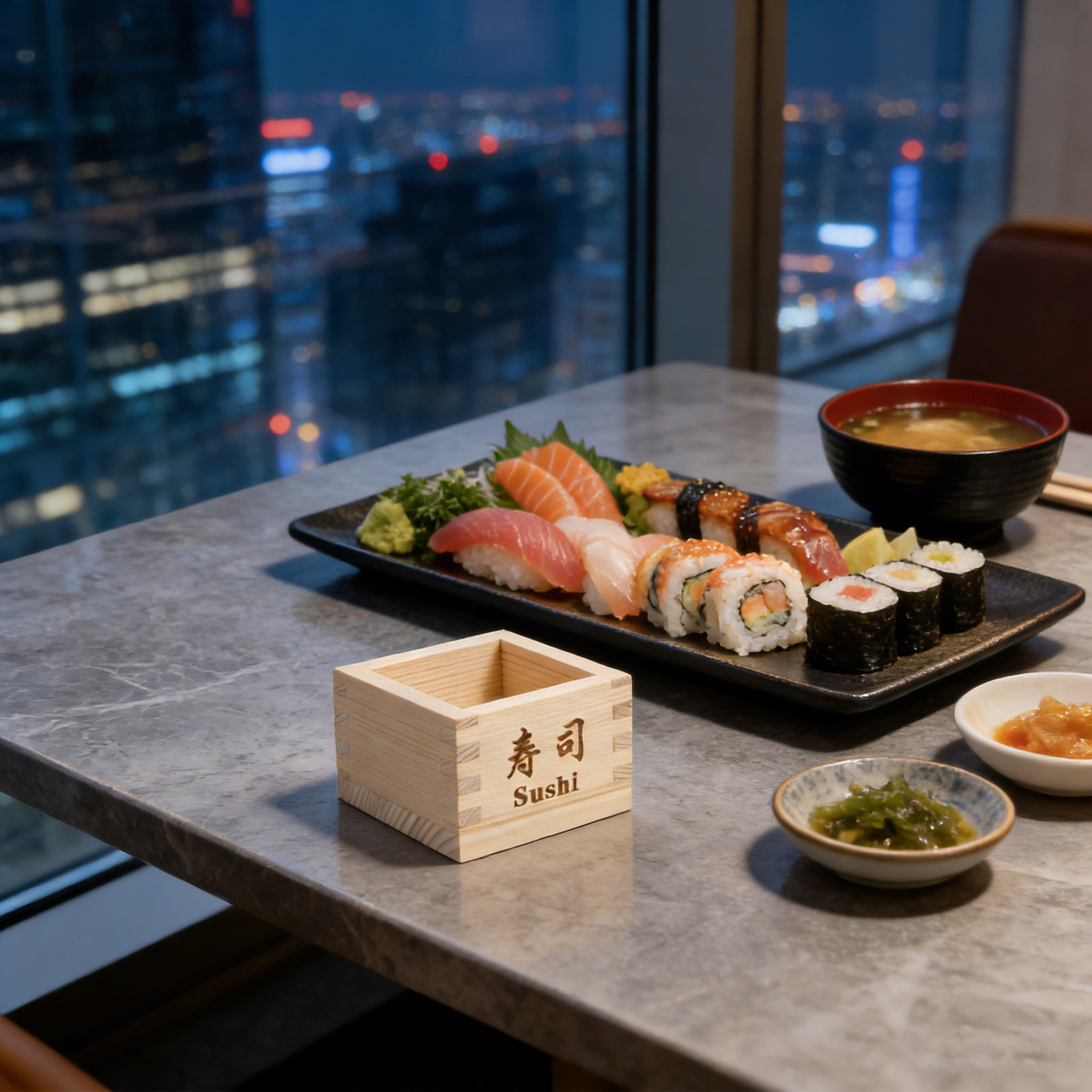 Food Storage Boxes - ถ้วยสาเกไม้แบบญี่ปุ่น กล่องสาเกไม้ทรงสี่เหลี่ยมแบบดั้งเดิม ภาชนะเก็บอาหารไม้ ถาดใส่ซูชิและของว่าง สำหรับใช้ในครัวเรือน