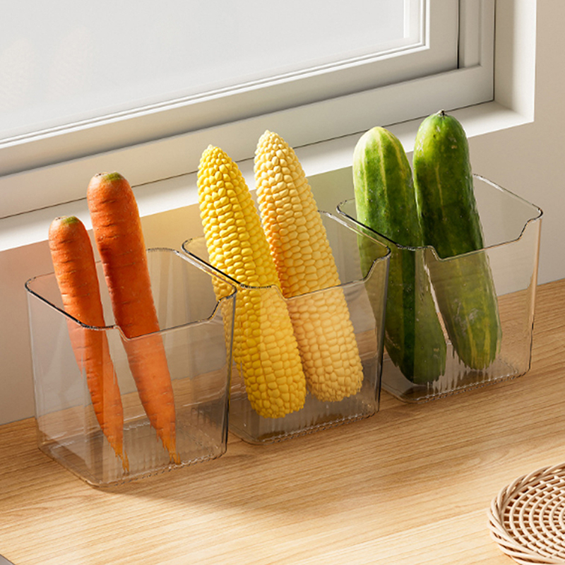 Food Storage Not Plastic - กล่องเก็บอาหารสดในตู้เย็น 1 ชิ้น สำหรับเก็บผัก ผลไม้ เครื่องเทศ
