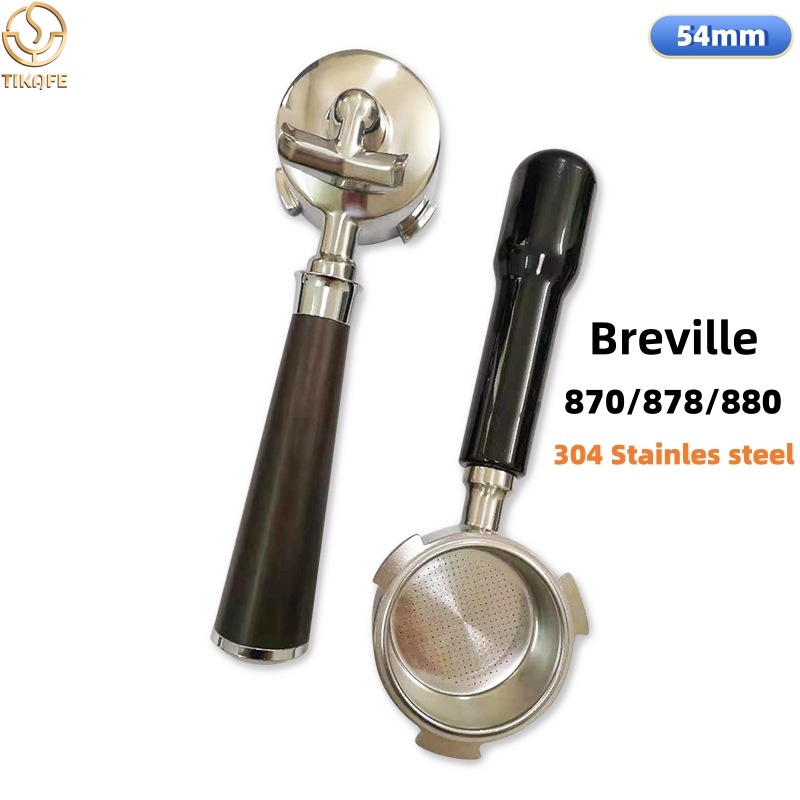Breville Espresso Barista Express - พอร์ตฟิลเตอร์เอสเพรสโซ่ 54 มม. แบบสองช่องจ่าย ทำจากสแตนเลส 304