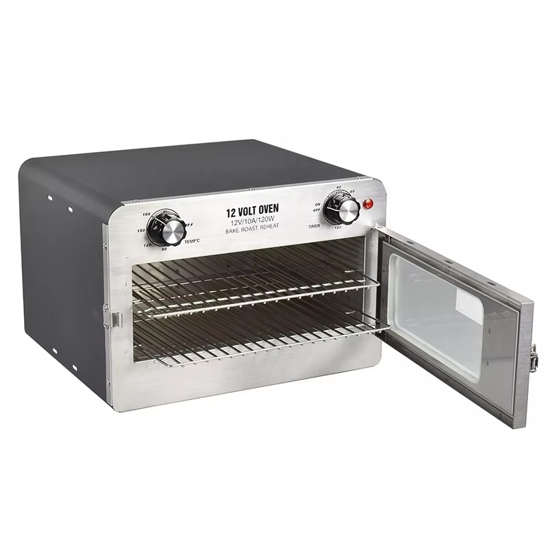 Portable Food Warmer - เตาอบไมโครเวฟสำหรับรถยนต์แบบพกพา 12V 120W ระดับมืออาชีพ เครื่องปิ้งขนมปังไฟฟ้า เครื่องอุ่นอาหาร