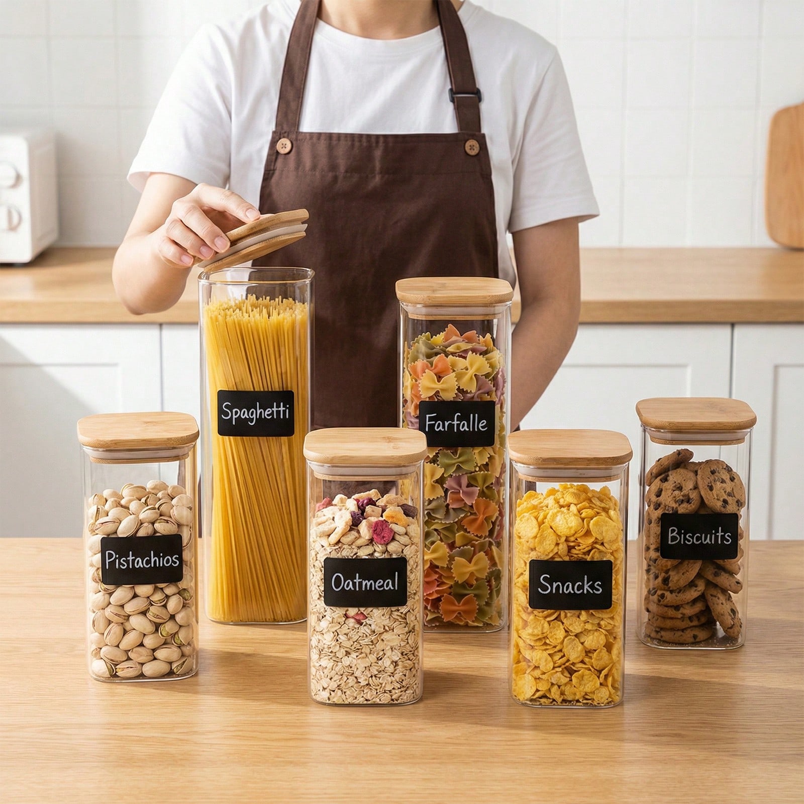 ชุดภาชนะเก็บอาหารแก้วพร้อมฝาปิ - Food Storage Glass บทวิจารณ์และราคา