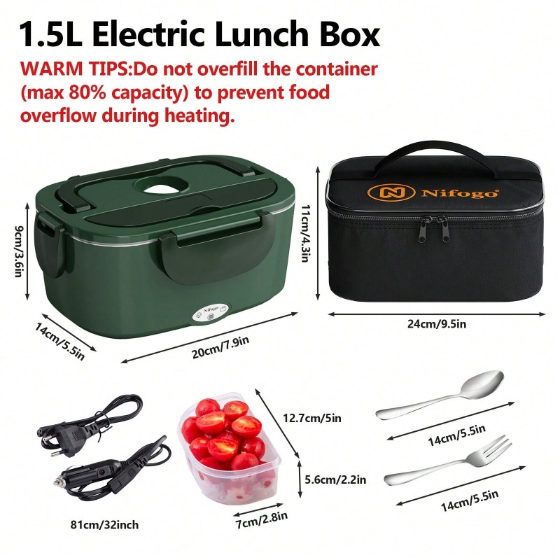 กล่องอาหารกลางวันไฟฟ้า 100W, 2 - Portable Food Warmer บทวิจารณ์และราคา