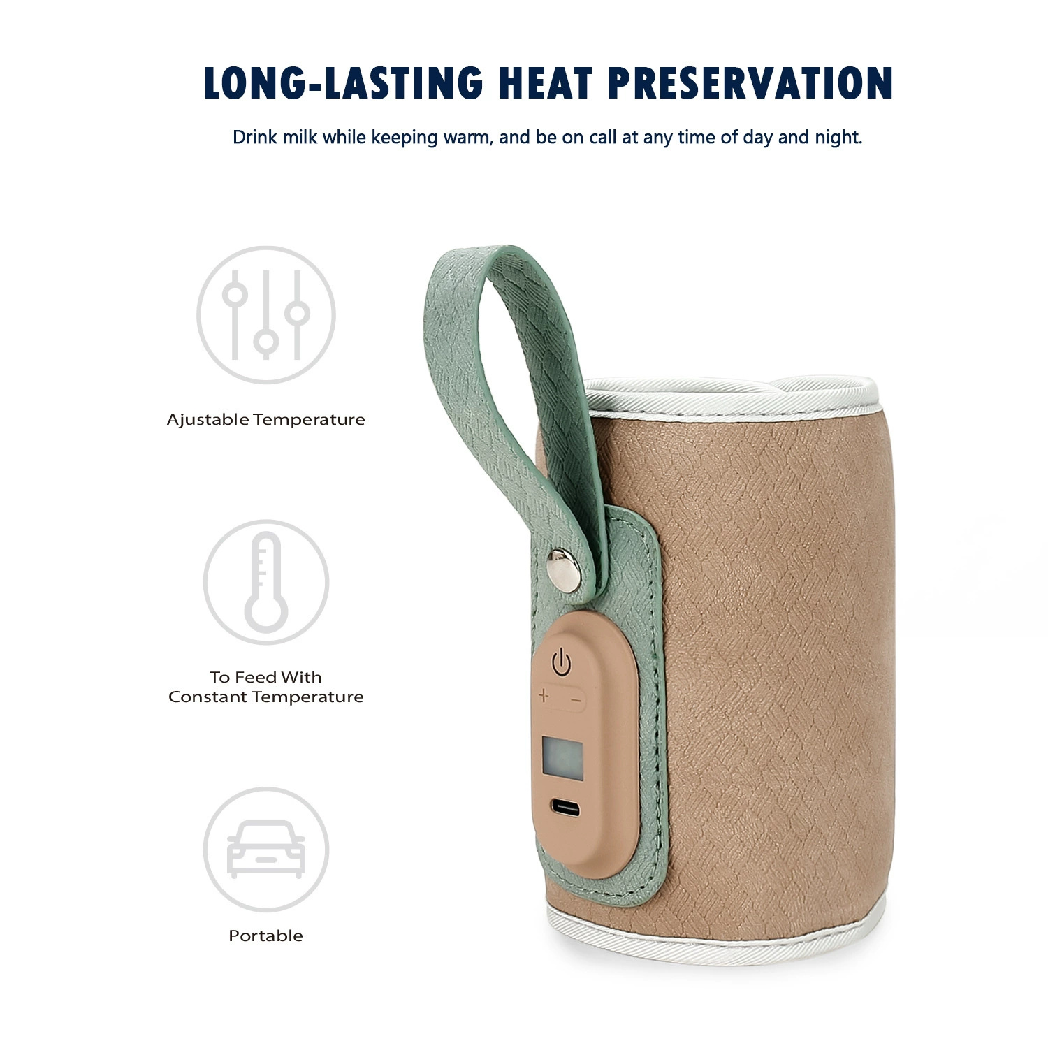 กระเป๋าอุ่นขวดนมแบบพกพา ใช้พลั - Portable Food Warmer บทวิจารณ์และราคา