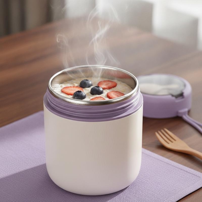 1 ชิ้น แก้วเก็บความร้อนแบบพกพา - Portable Food Warmer บทวิจารณ์และราคา