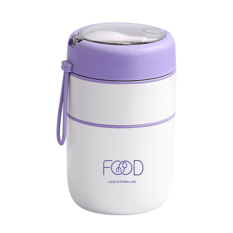 1 ชิ้น แก้วเก็บความร้อนแบบพกพา - Portable Food Warmer บทวิจารณ์และราคา