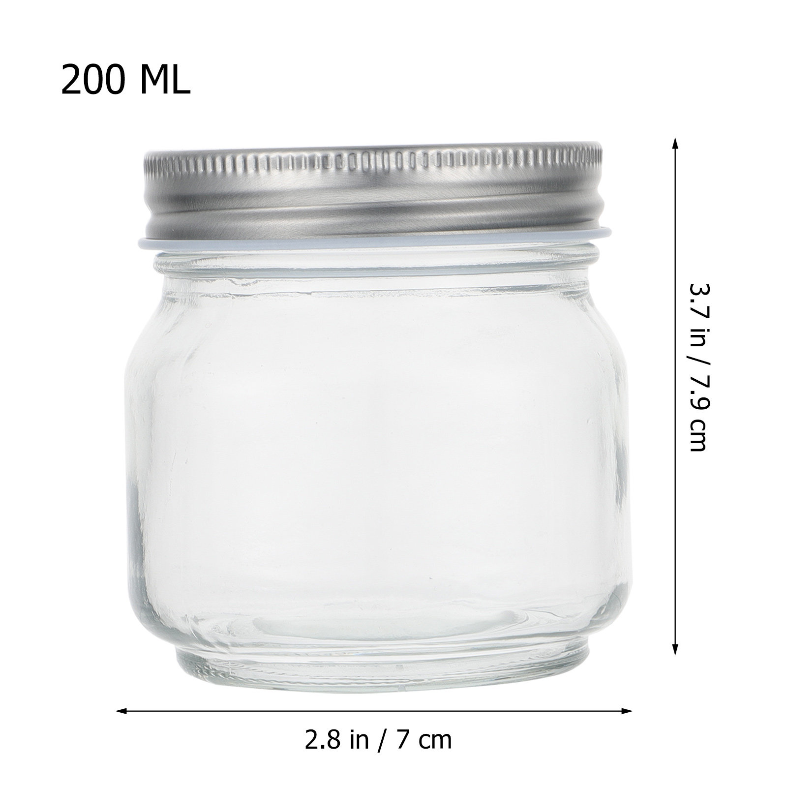 ชุดโหลแก้วเมสัน 6 ชิ้น โหลเก็บ - Food Storage Glass บทวิจารณ์และราคา