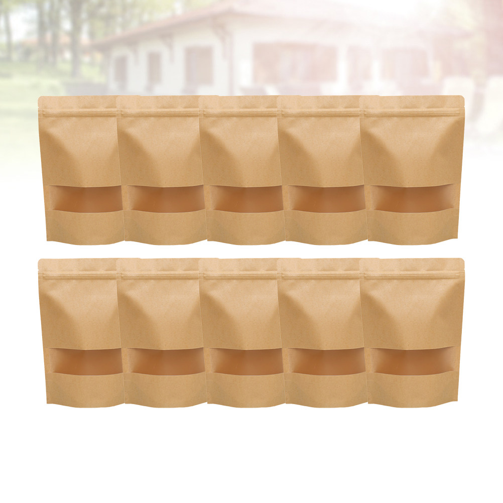 50 ชิ้น ถุงซิปล็อคตั้งได้ ทำจา - Food Storage Eco Friendly บทวิจารณ์และราคา