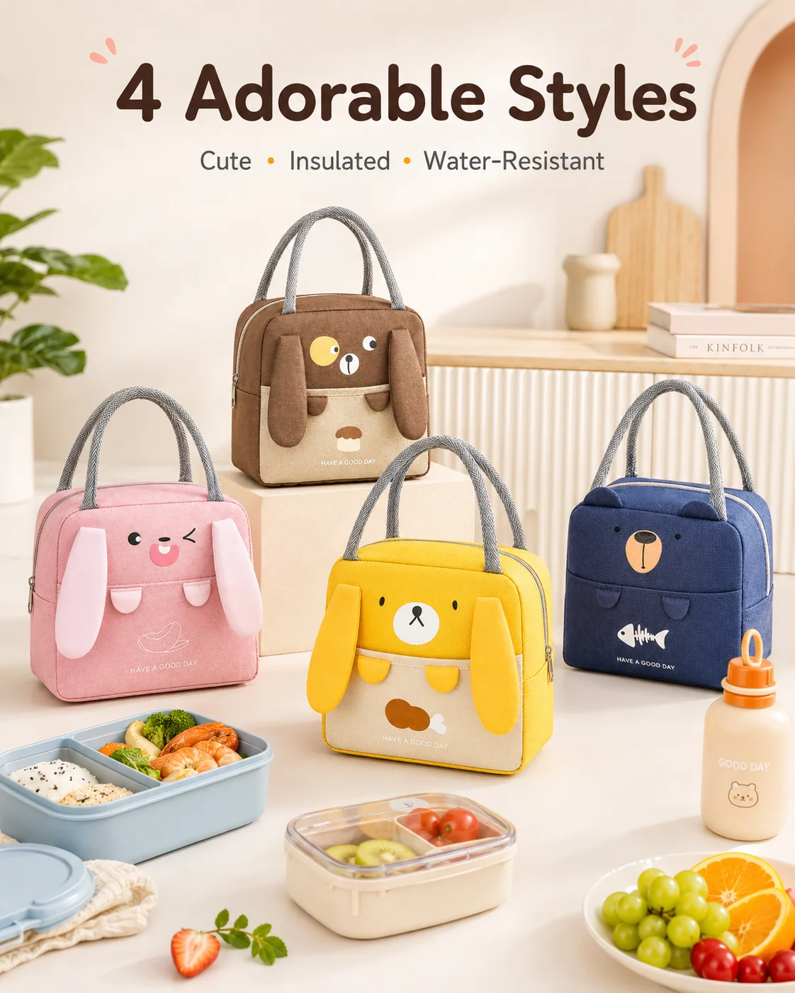 กระเป๋าเก็บความเย็นแบบพกพาลายก - Food Storage In Cooler บทวิจารณ์และราคา