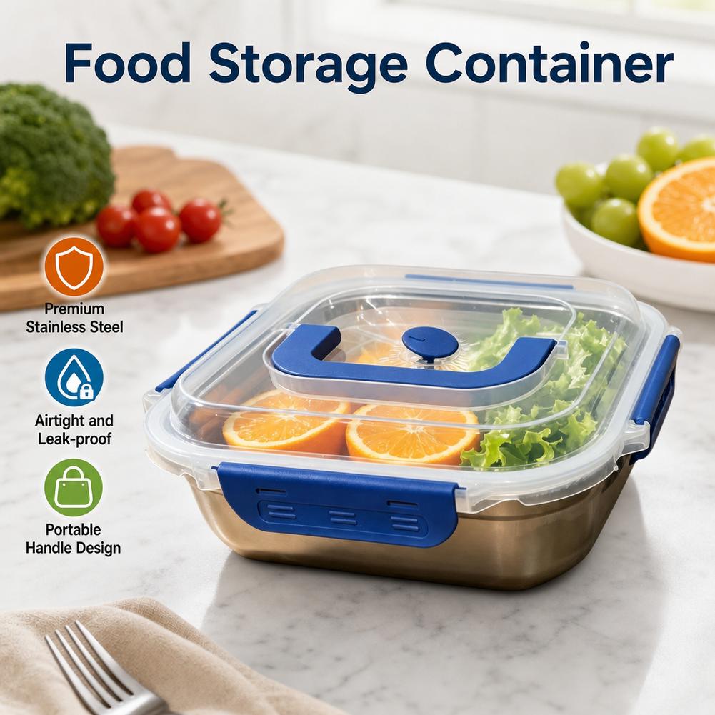กล่องเก็บอาหารสแตนเลส 304 กล่อ - Food Storage Not Plastic บทวิจารณ์และราคา