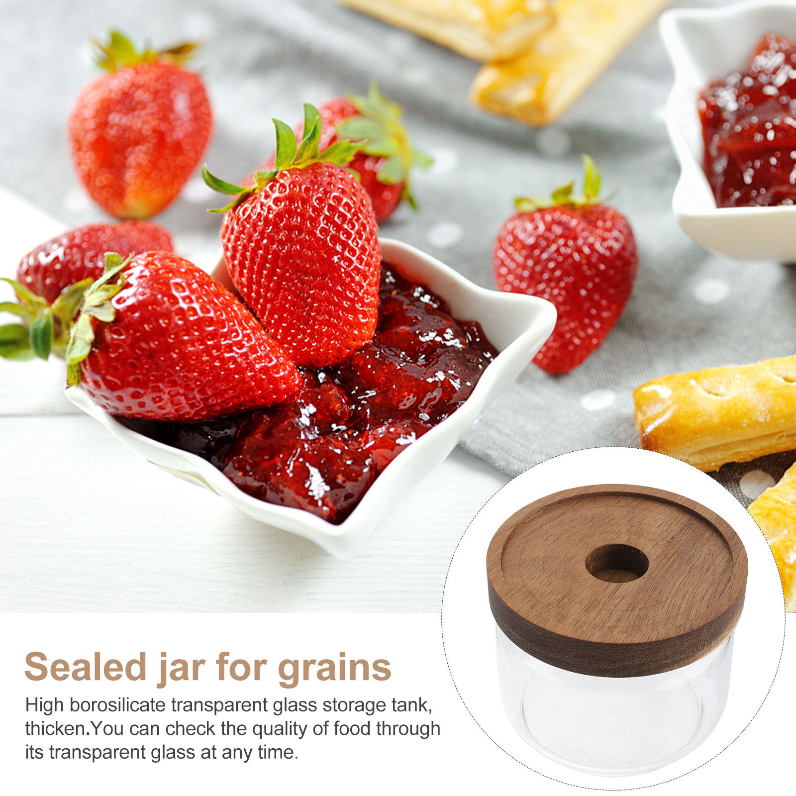 โหลแก้วสำหรับเก็บอาหาร ปิดผนึก - Food Storage Glass บทวิจารณ์และราคา