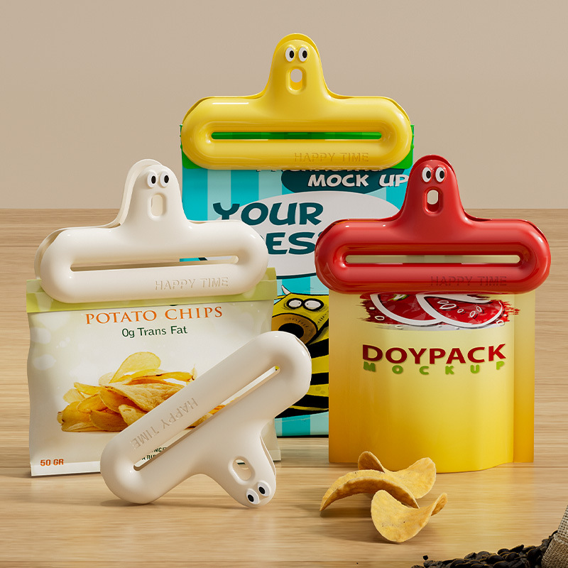 คลิปหนีบปิดถุงแบบการ์ตูน 1/4 น - Food Storage Zip Lock Bags บทวิจารณ์และราคา