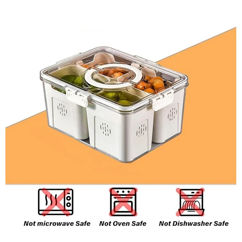 ถาดใส่ผลไม้สำหรับปิกนิกขนาดใหญ - Food Storage Boxes บทวิจารณ์และราคา