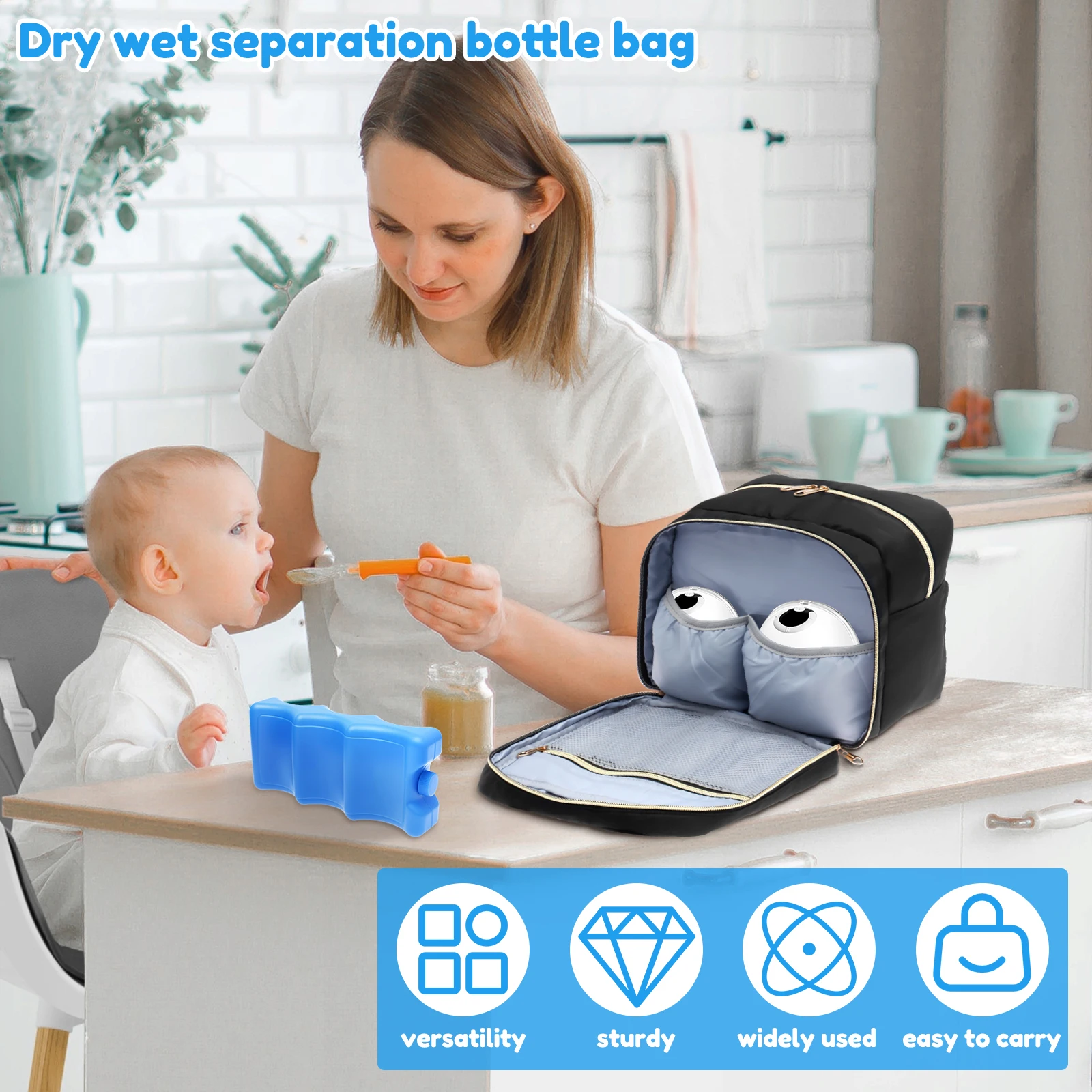 กระเป๋าเก็บน้ำนมแม่พร้อมแผ่นน้ - Food Storage In Cooler บทวิจารณ์และราคา