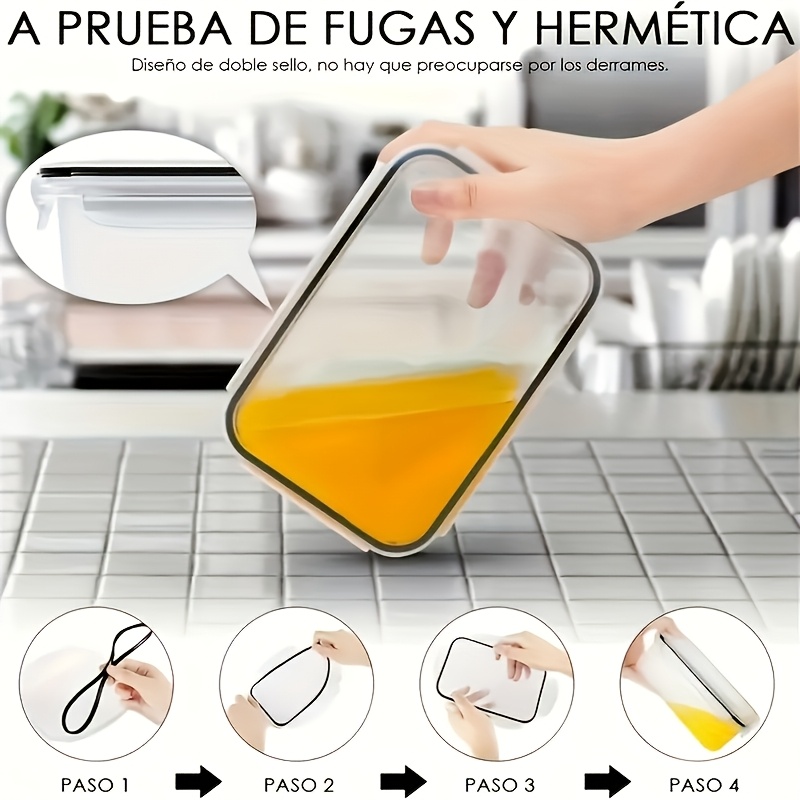 ชุด 8 ชิ้น ประกอบด้วย 4 กล่องแ - Food Storage For Room บทวิจารณ์และราคา