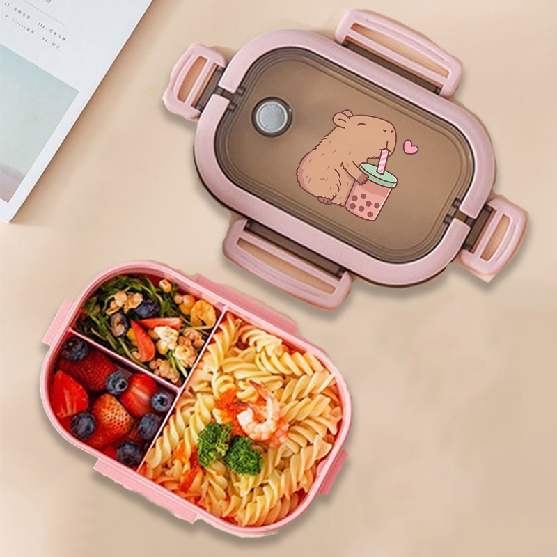 กล่องข้าวกลางวันลายคาปิบาร่า ล - Food Storage For Room บทวิจารณ์และราคา