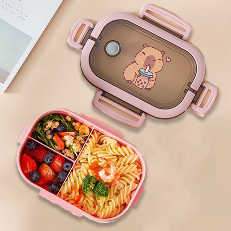 กล่องข้าวกลางวันลายคาปิบาร่า ล - Food Storage For Room บทวิจารณ์และราคา