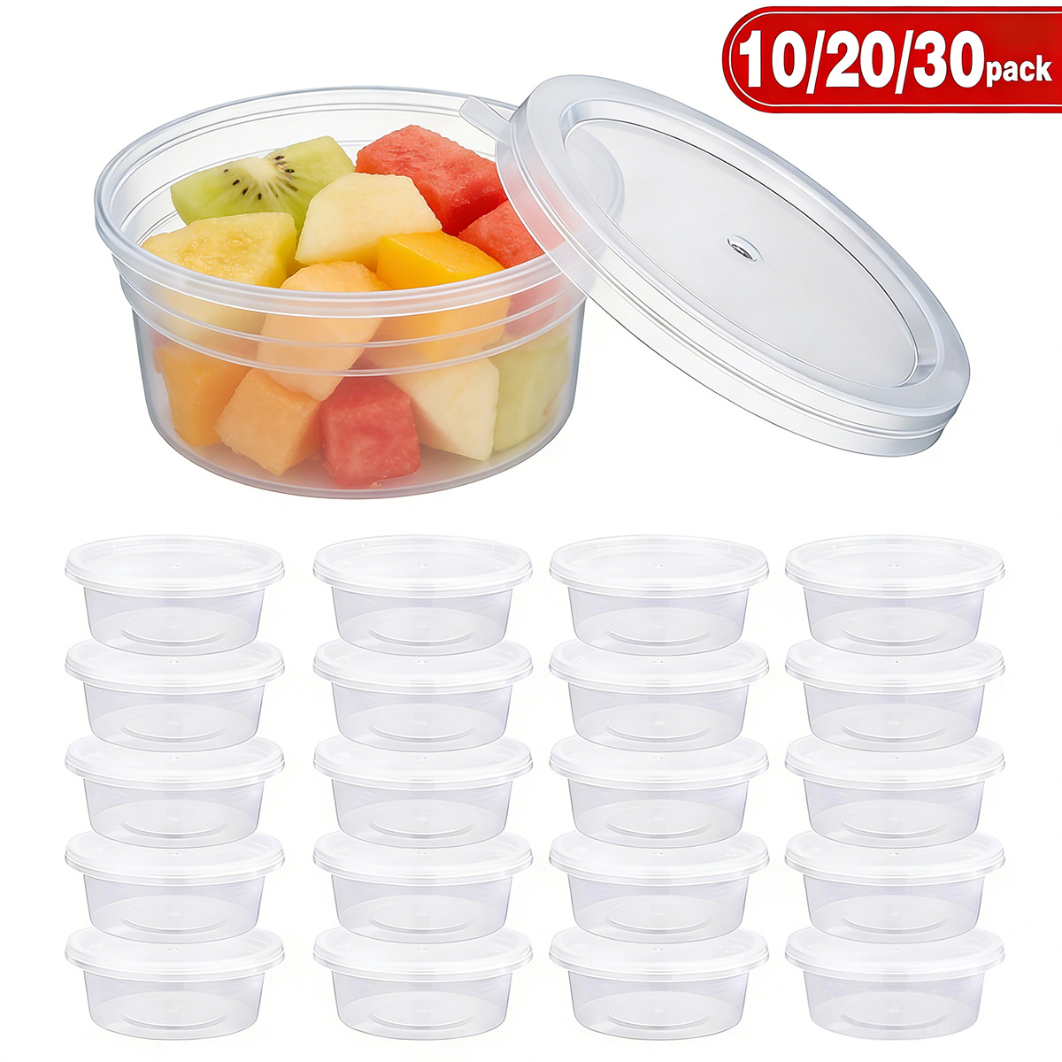 ชุด 10/20/30 ชิ้น ภาชนะใส่สไลม - Food Storage Eco Friendly บทวิจารณ์และราคา