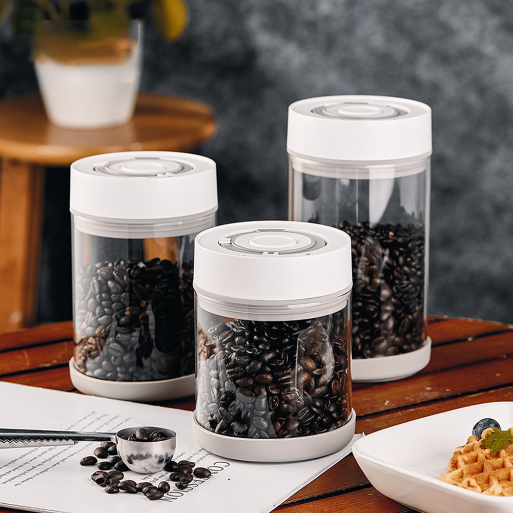โถแก้วเก็บเมล็ดกาแฟแบบกันความช - Food Storage Glass บทวิจารณ์และราคา