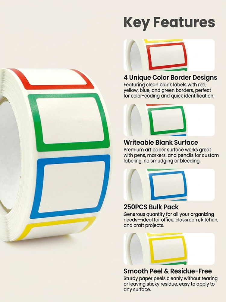 250 PCS/ม้วนชื่อเก็บหนังสือจํา - Food Storage Label บทวิจารณ์และราคา