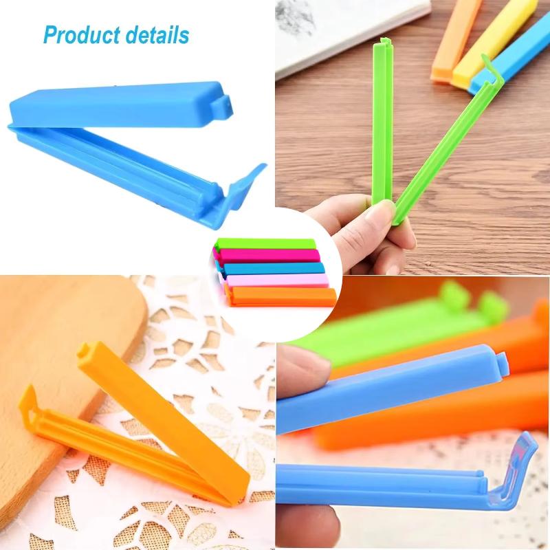 คลิปหนีบปิดถุงอาหารหลากสี 10/2 - Food Storage Zip Lock Bags บทวิจารณ์และราคา