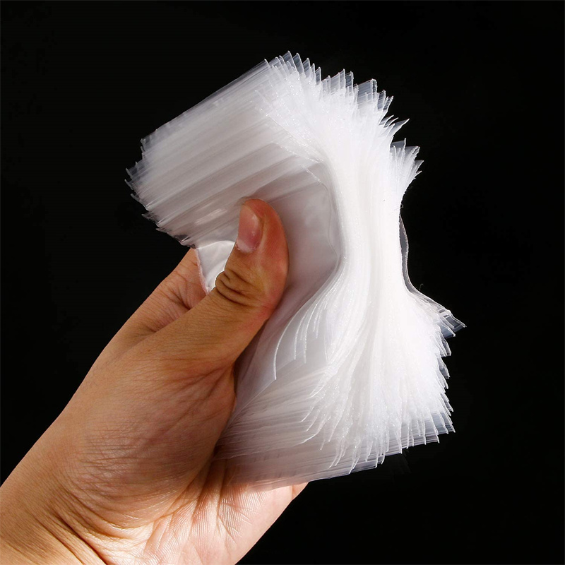 100 ชิ้นโปร่งใสมินิพลาสติกขนาด - Food Storage Zip Lock Bags บทวิจารณ์และราคา