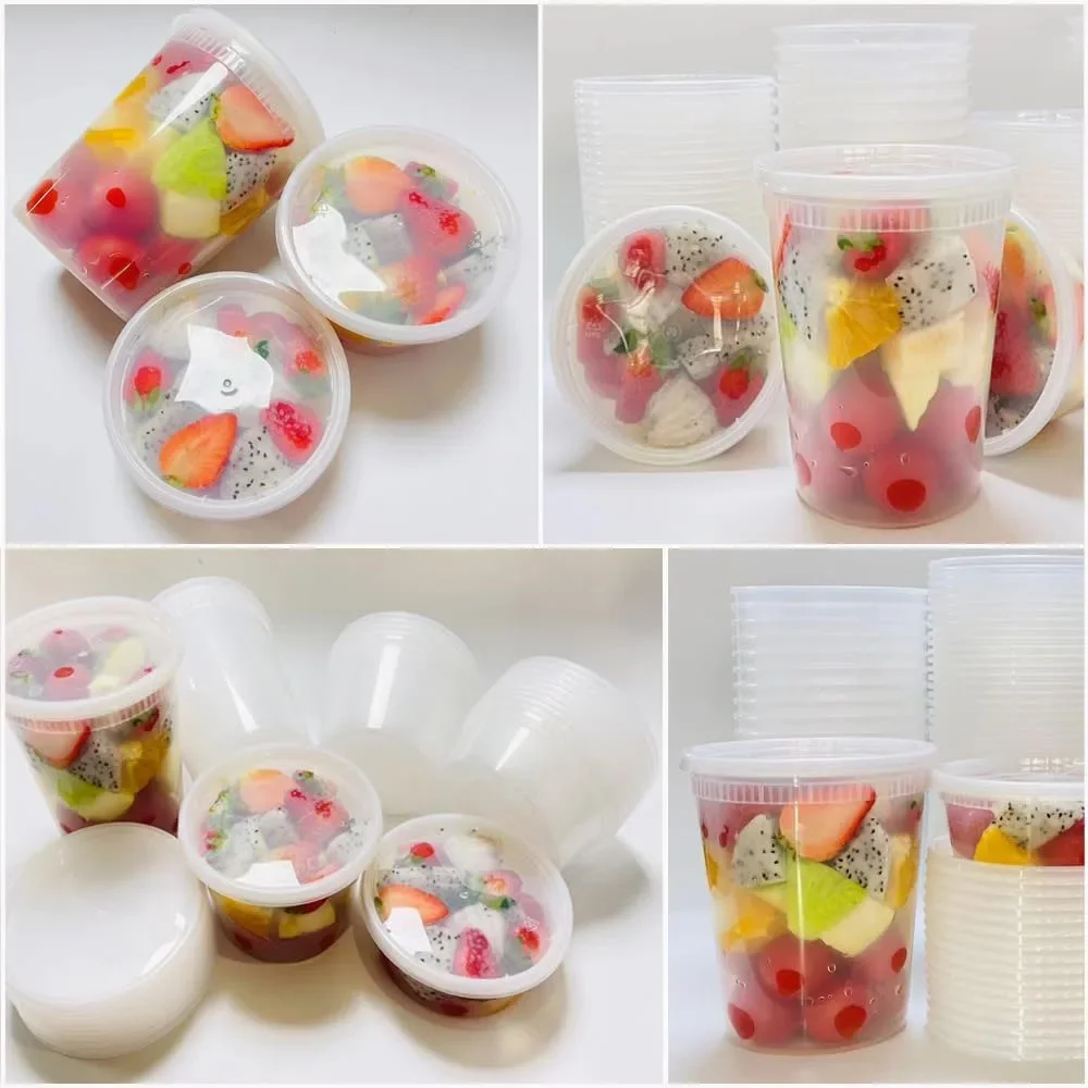 24 ชิ้น Deli ภาชนะเก็บอาหารพร้ - Food Storage Eco Friendly บทวิจารณ์และราคา