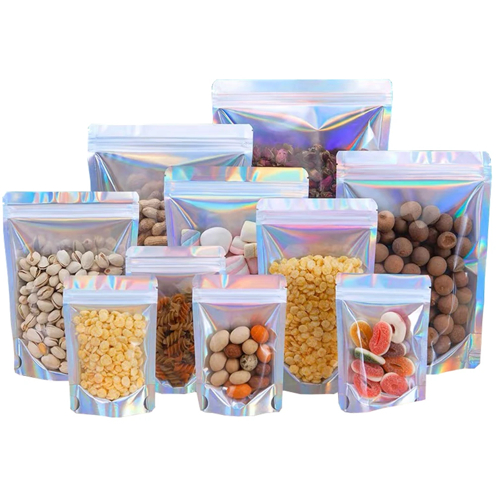 ถุงซิปล็อคใสพลาสติก 100 ชิ้น ส - Food Storage Zip Lock Bags บทวิจารณ์และราคา
