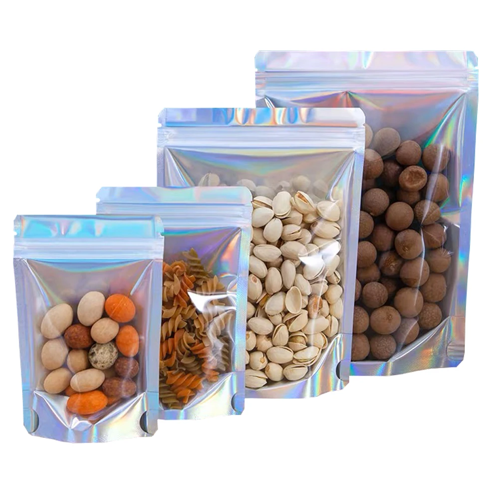 ถุงซิปล็อคใสพลาสติก 100 ชิ้น ส - Food Storage Zip Lock Bags บทวิจารณ์และราคา
