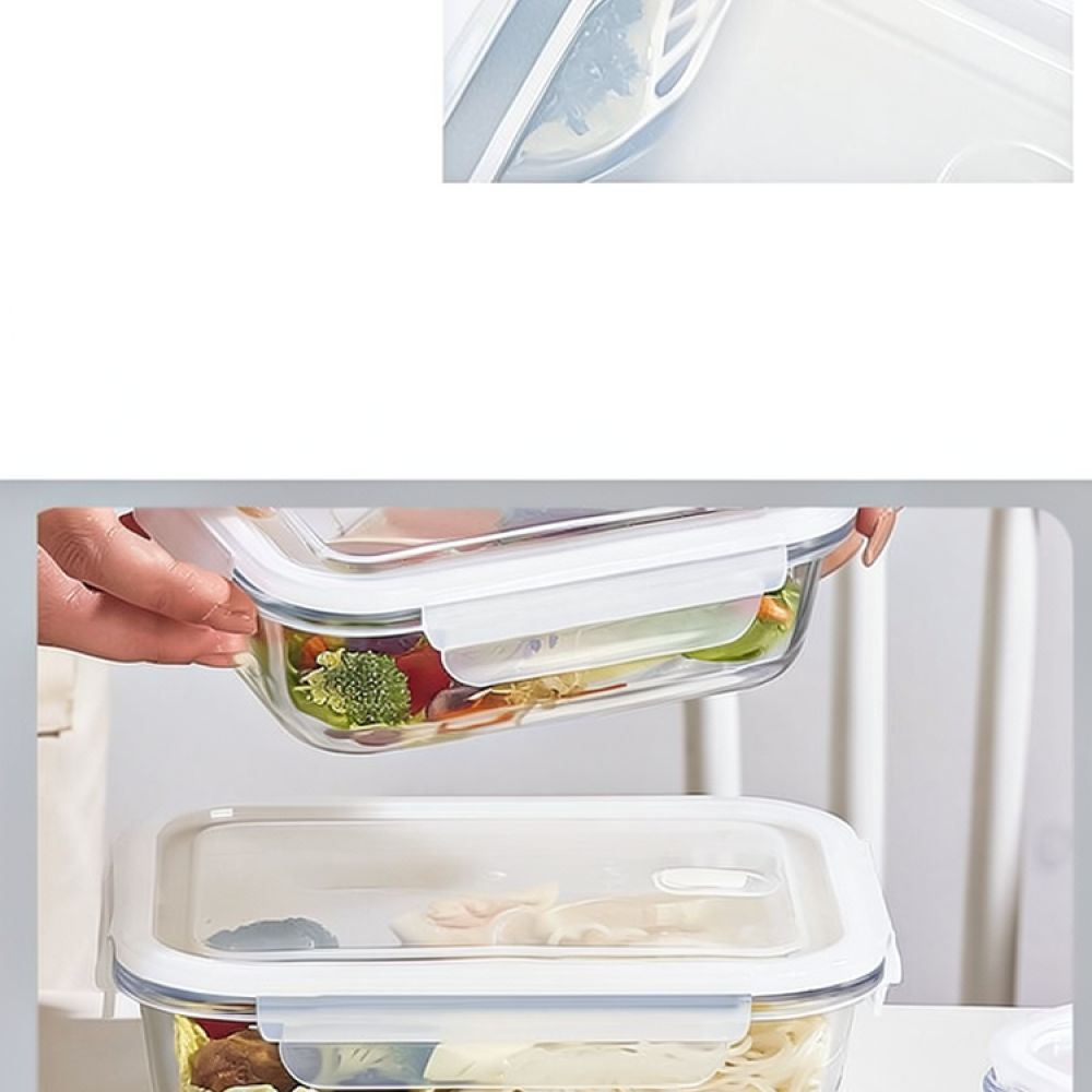 กล่องอาหารกลางวันแบบแบ่งช่อง ท - Food Storage Glass บทวิจารณ์และราคา