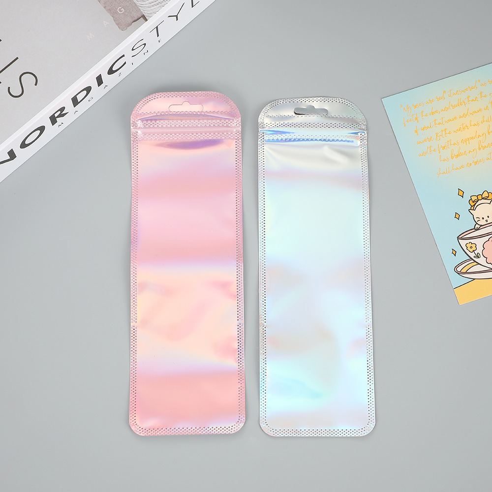 50 ชิ้นยาว Holographic ถุงบรรจ - Food Storage Zip Lock Bags บทวิจารณ์และราคา