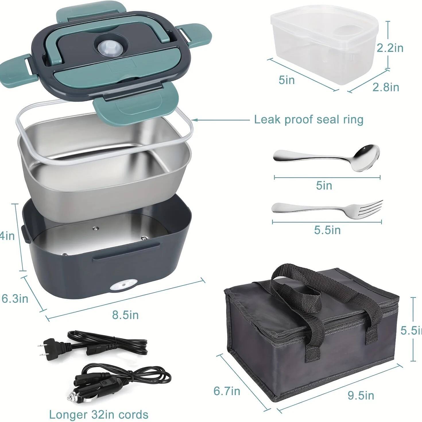 กล่องอุ่นอาหารไฟฟ้า 1.5 ลิตร 6 - Portable Food Warmer บทวิจารณ์และราคา