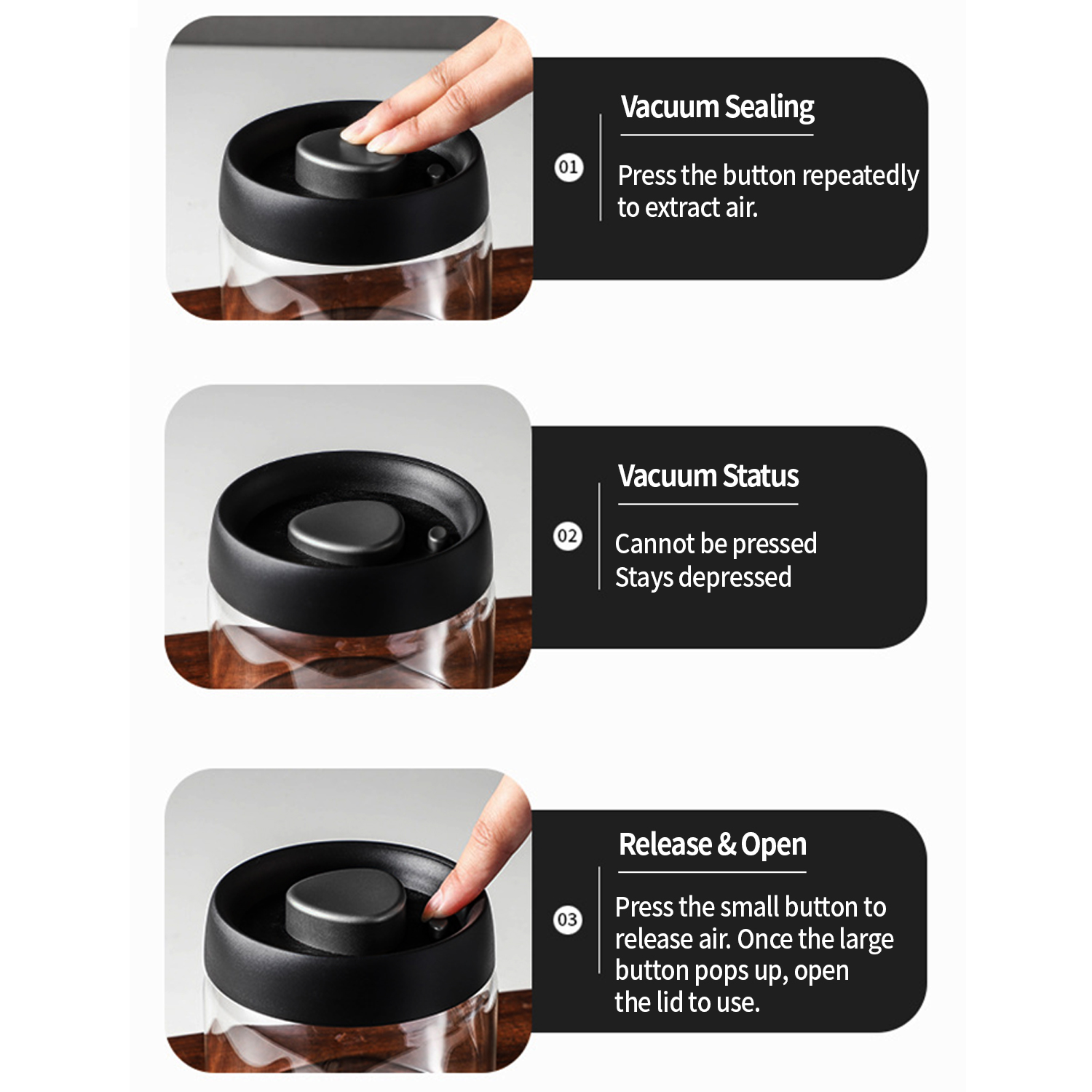 OANKR กระป๋องกาแฟสูญญากาศ 500  - Food Storage Glass บทวิจารณ์และราคา
