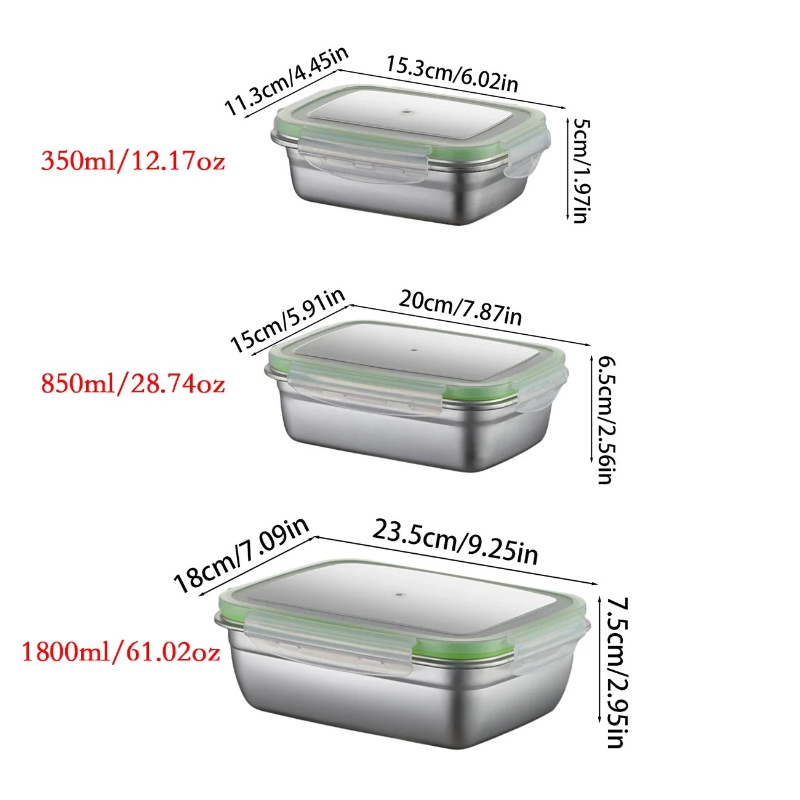 ชุดกล่องอาหารกลางวันสแตนเลส 30 - Food Storage Eco Friendly บทวิจารณ์และราคา