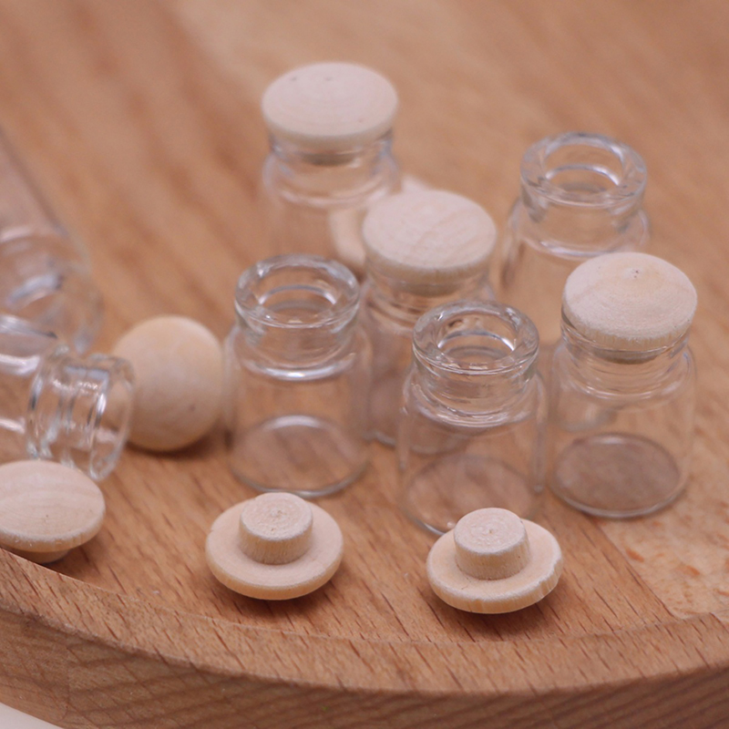 ขวดแก้วจิ๋วสำหรับบ้านตุ๊กตา ขน - Food Storage Glass บทวิจารณ์และราคา