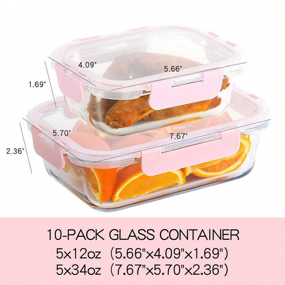 ชุดกล่องแก้วสำหรับเตรียมอาหาร  - Food Storage Glass บทวิจารณ์และราคา