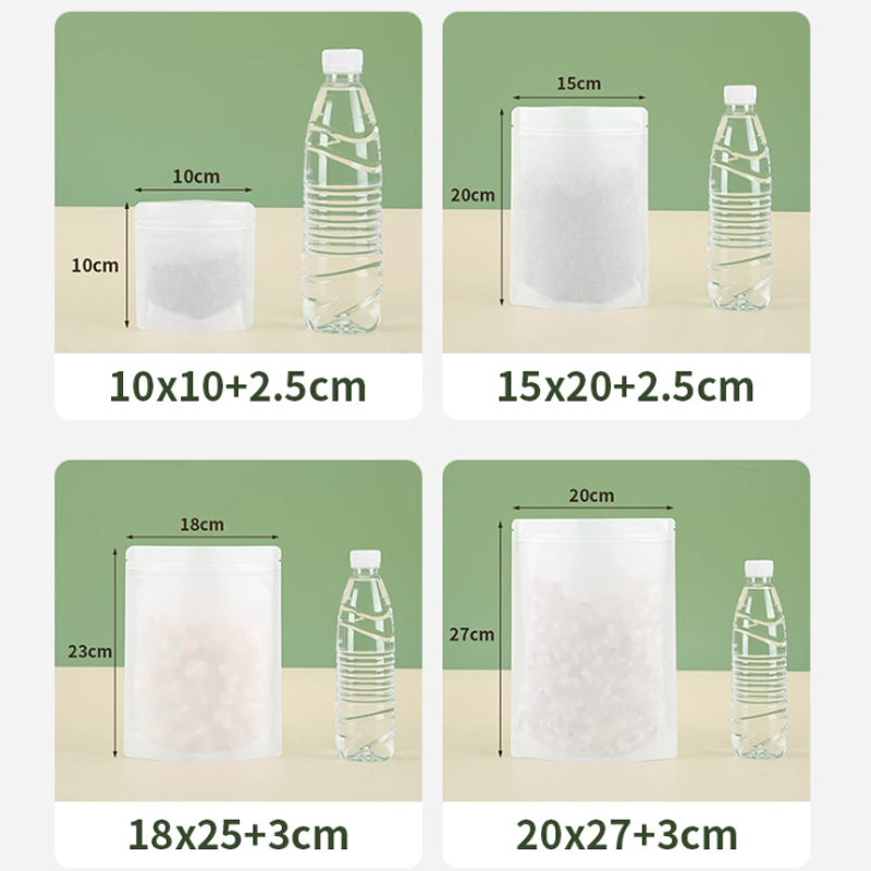 ถุงซิปกระดาษคราฟท์ย่อยสลายได้แ - Zebra Food Storage บทวิจารณ์และราคา