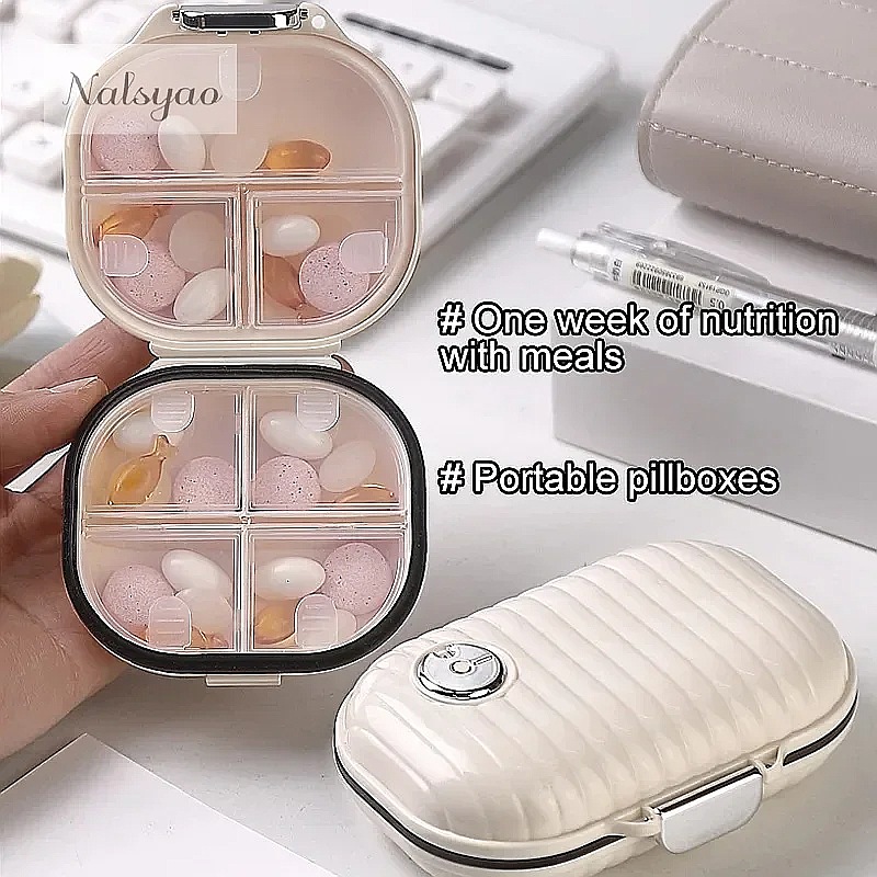 กล่องจัดยาแบบพกพา 7 วัน กันน้ำ - Food Storage Not Plastic บทวิจารณ์และราคา