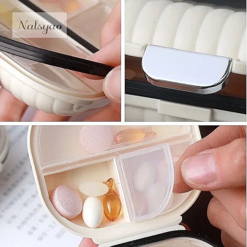กล่องจัดยาแบบพกพา 7 วัน กันน้ำ - Food Storage Not Plastic บทวิจารณ์และราคา