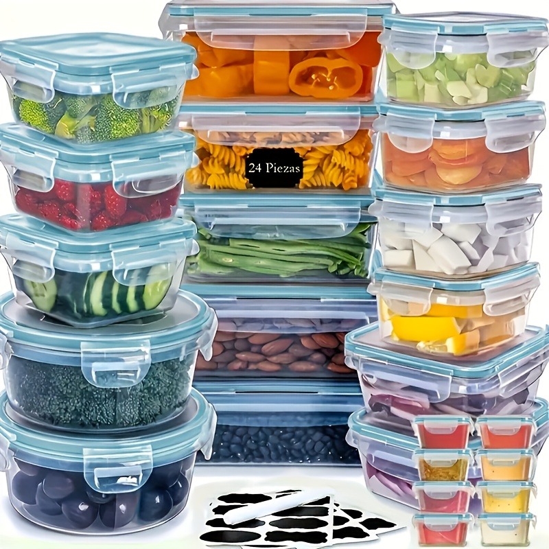 ชุดเก็บอาหารปลอดสาร BPA 48 ชิ้ - Food Storage Label บทวิจารณ์และราคา