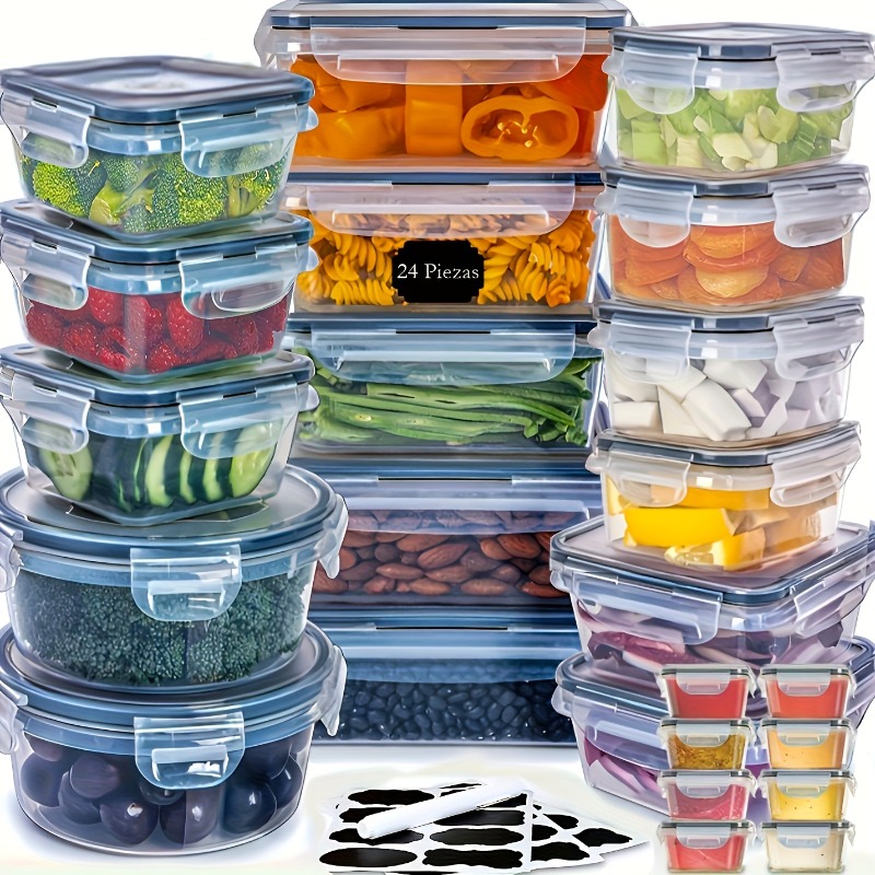 ชุดเก็บอาหารปลอดสาร BPA 48 ชิ้ - Food Storage Label บทวิจารณ์และราคา