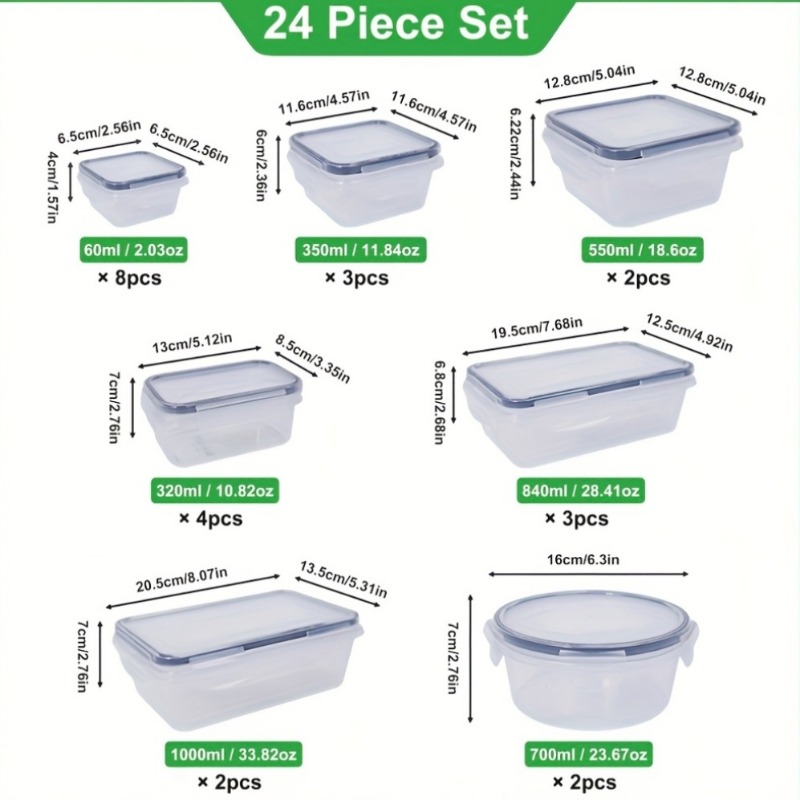 ชุดเก็บอาหารปลอดสาร BPA 48 ชิ้ - Food Storage Label บทวิจารณ์และราคา