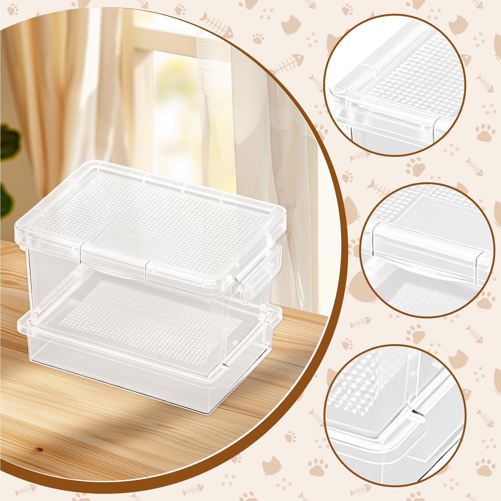 กล่องป้อนอาหารเต่าพลาสติก กล่อ - Food Storage Boxes บทวิจารณ์และราคา